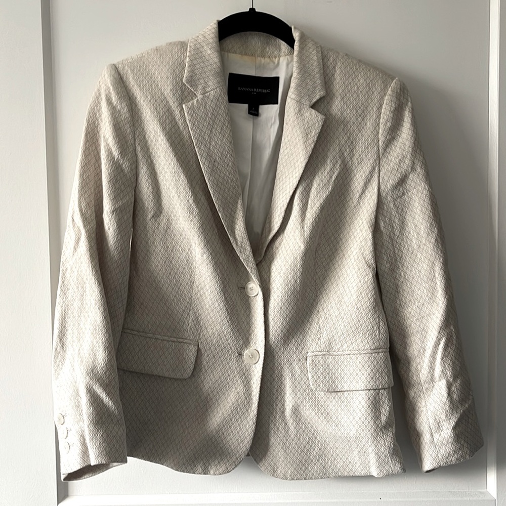 Cream blazer!